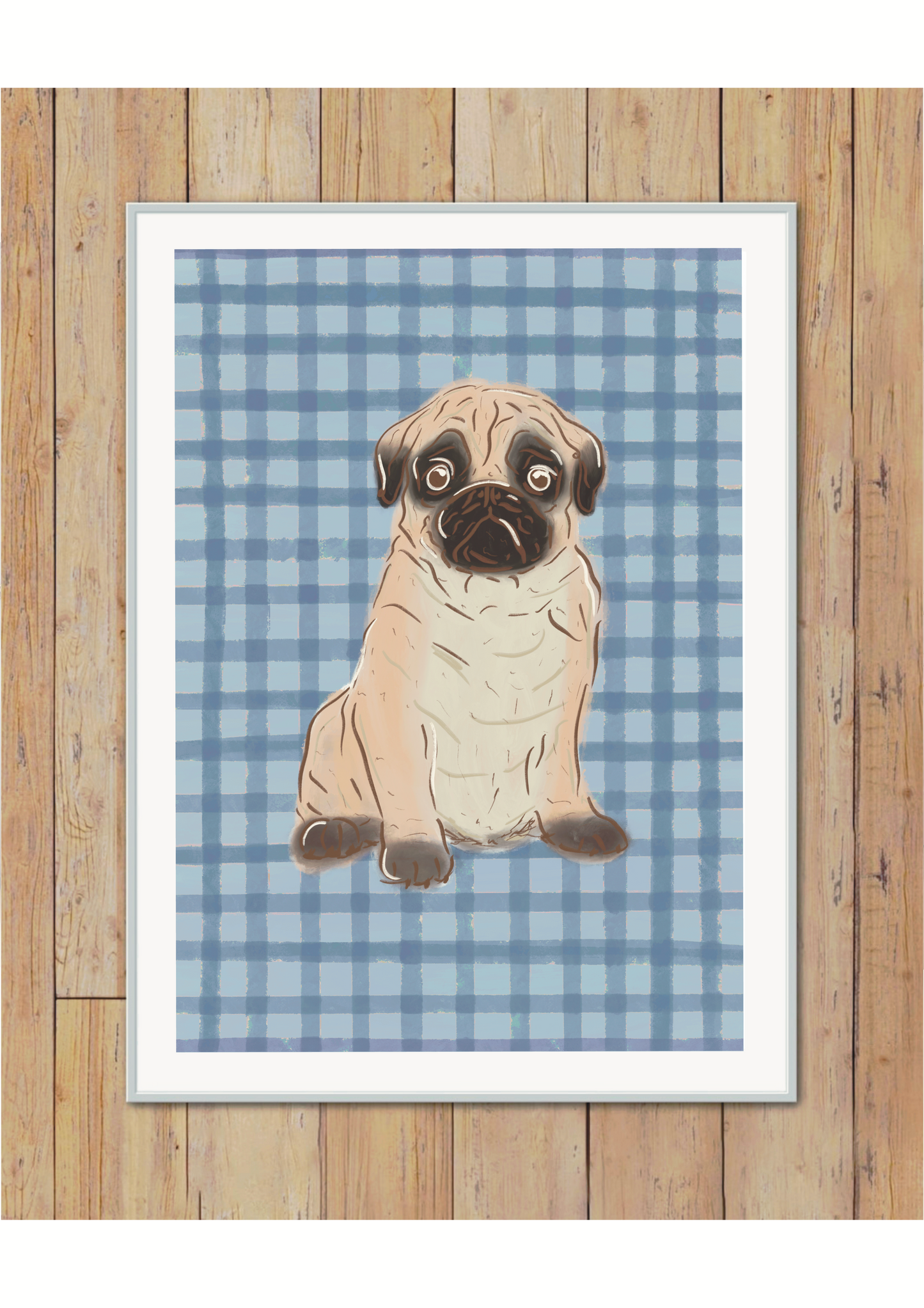 Pet portrait print